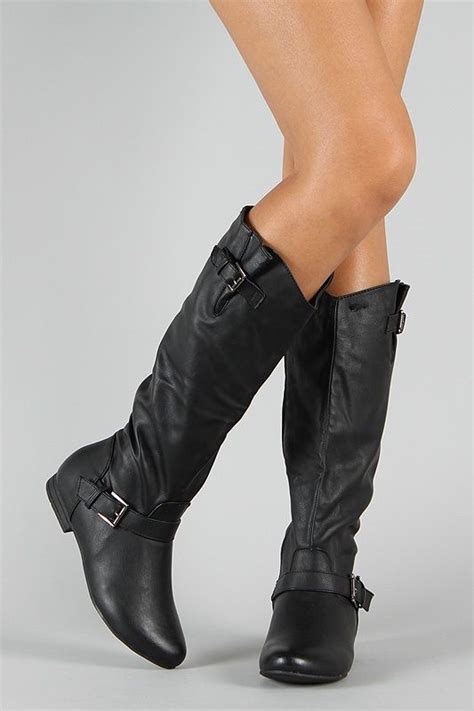 Meley 6 Buckle Riding Knee High Boot Cute Clothes Pinterest Boots