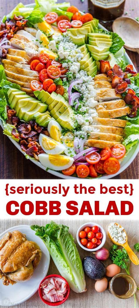 How long do you bake chicken and dressing? Cobb Salad with the Best Dressing (VIDEO ...