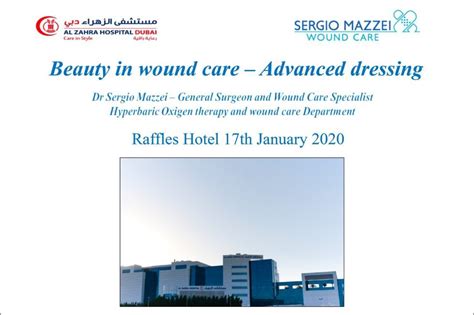 Beauty In Wound Care Sergio Mazzei