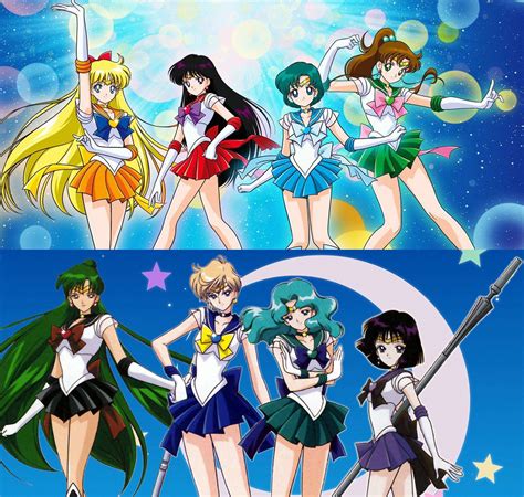 Super Inner Senshi And Outer Senshi By Marco Albiero Sailor Moon Manga