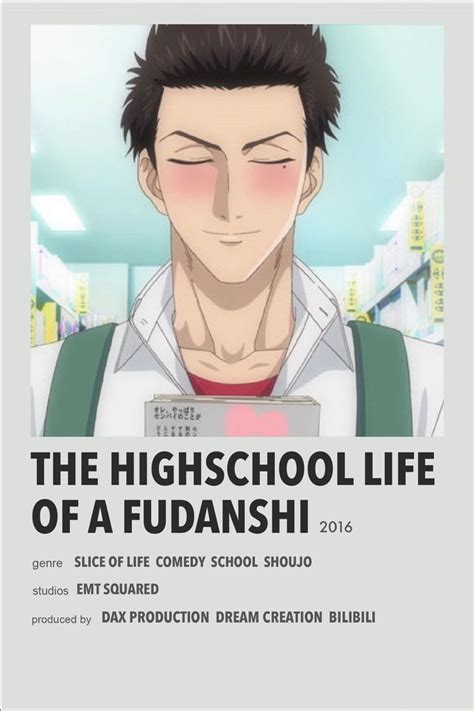 The High School Life Of A Fudanshi Comedy Anime Anime English Anime Printables