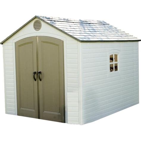 Lifetime 8 Ft W X 10 Ft D Plastic Storage Shed And Reviews Wayfair