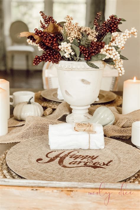 The Easiest Dollar Tree Fall Decor Centerpiece Marly Dice
