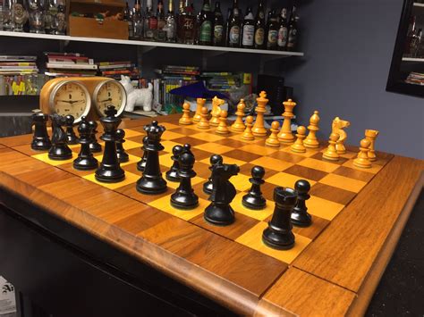 Vintage Wood Drueke Set And Board Chess Forums