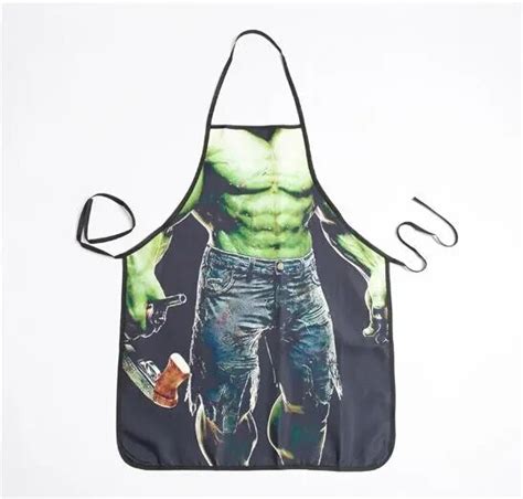 Free Shipping New Funny Aprons For Bar Party Mens Sexy Naked Kitchen