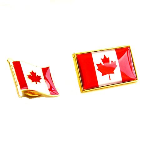 2pcs Canada National Flag Lapel Pin Badge Set T Box Packing Etsy