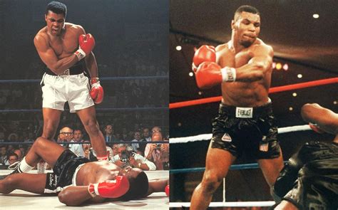 Boxing Mike Tyson Beaten By Muhammad Ali After A Close Decision Here
