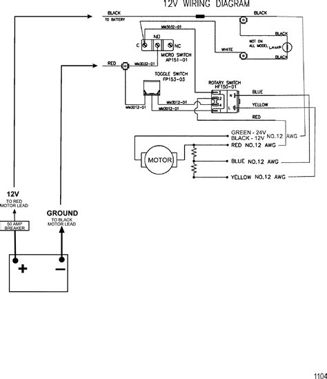 Diagram 12 Volt 12v Trolling Motor Wiring Diagram Full Version Hd