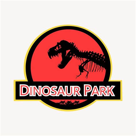 Dinosaur Park Sign Clipart Logo Free Psd Rawpixel