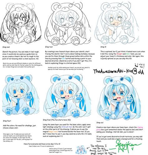 Paint Tool Sai Tutorial 1 Snow Miku By Theawesomeaki Kun On Deviantart