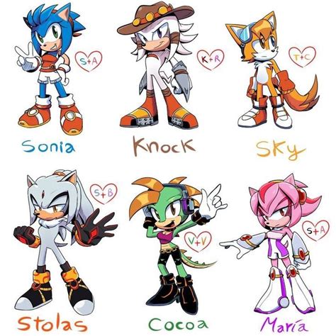 Imágenes De Lo Que Sea X Sonic Personajes 2 Cómo Dibujar
