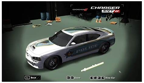 Need For Speed Most Wanted: Car Showroom - RV's 2006 Dodge Charger SRT
