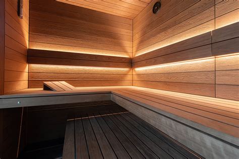 Cozy Sauna Made To Measure In Thermo Aspen Corso Sauna