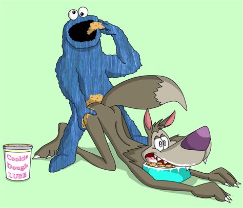 Rule 34 Canine Chip The Wolf Cookie Crisp Cookie Monster Crossover