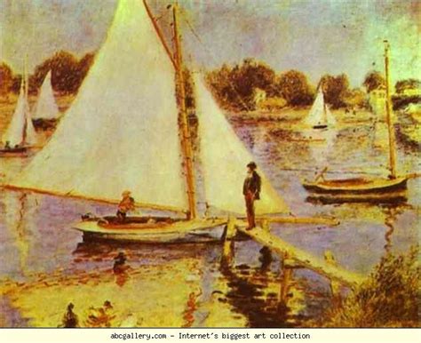 Free Art Print Of The Seine At Argenteuil By Pierre Auguste Renoir