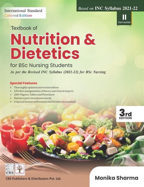 Textbook Of Nutrition And Dietetics For Bsc Nursing Based On Inc
