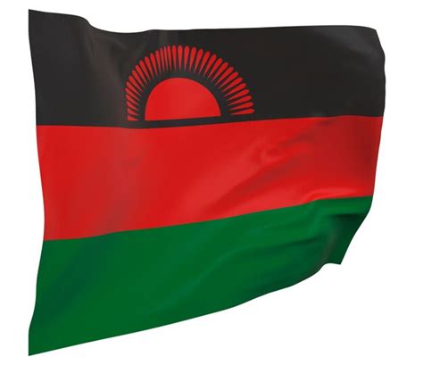 Premium Photo Malawi Flag Isolated Waving Banner National Flag Of