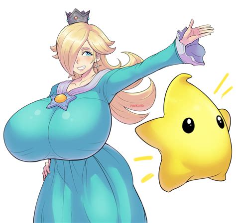 Rule 34 Huge Breasts Luma Mario Series Nintendo Pinkkoffin Princess Rosalina Simple
