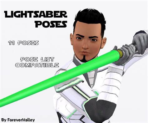 Mod The Sims Star Wars Lightsaber Poses
