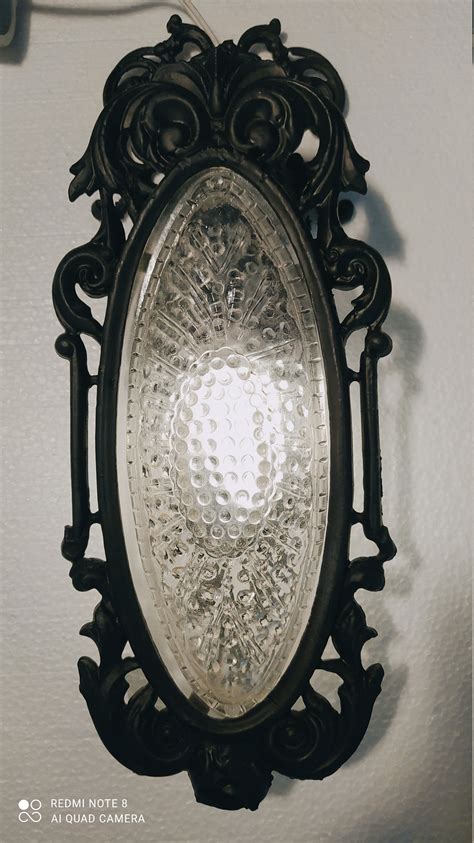 Cast Iron Wall Sconcesvintage Wall Sconce Etsy