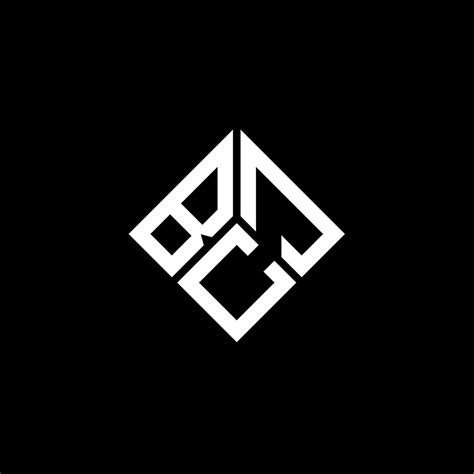 Bcj Letter Logo Design On Black Background Bcj Creative Initials