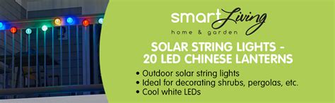 Smart Solar 3711mr20 20 Led Solar Chinese Lantern String Lights Amazon
