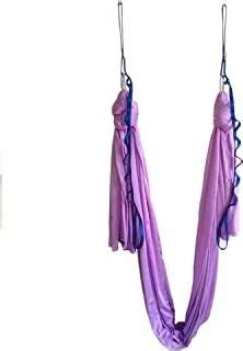 Wellsem Aerial Yoga Hammock Yards Yoga Swing Pilates Silk Home Fitness Include Carabiner