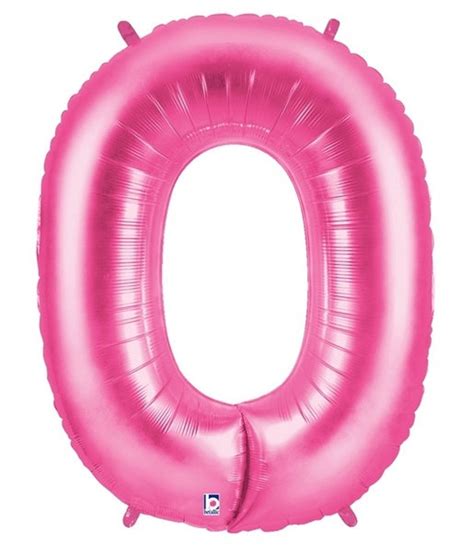 Number Balloons Pink Giant Balloons 40 Balloons Etsy