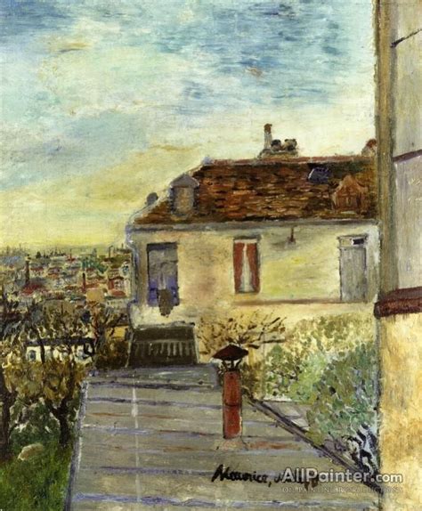 Maurice Utrillo La Maison Chaudoin Oil Painting Reproductions For Sale