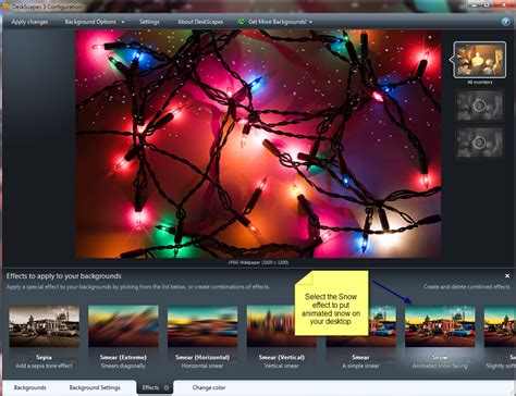 Put Animated Snowflakes On Your Desktop With Deskscapes Forum Post By