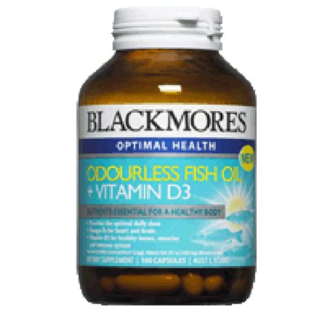 Learn the benefits, safety & dosage. Blackmores Odourless Fish Oil + Vitamin D3 (100 cap)