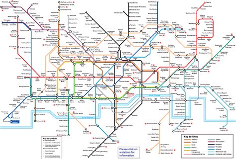 London Tube Map Zones