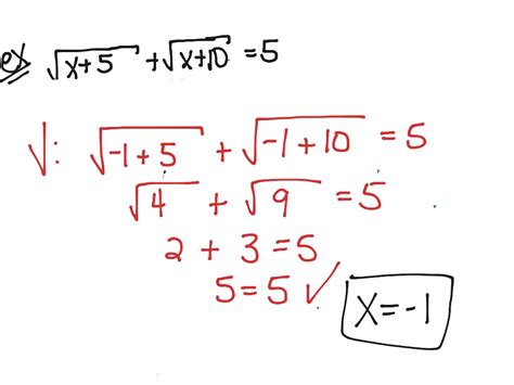 solving radical equations with two radicals part 2 math algebra solving equations showme