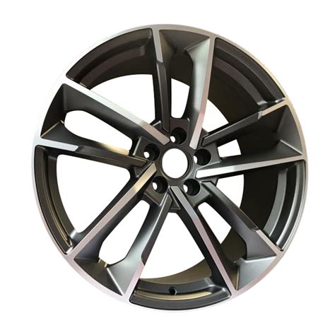 21 Audi Rs7 Style Wheels In Satin Gunmetal Machined Face Rs6 Alloys