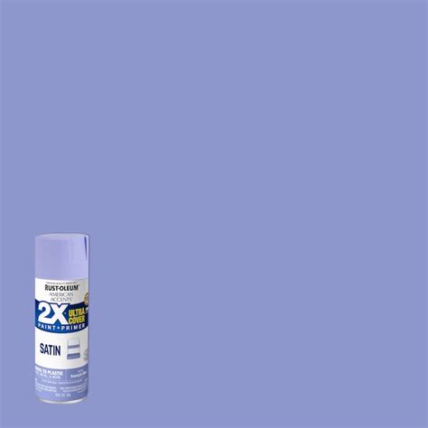 Rust Oleum 2x Ultra Cover Satin French Lilac Spray Paint And Primer In