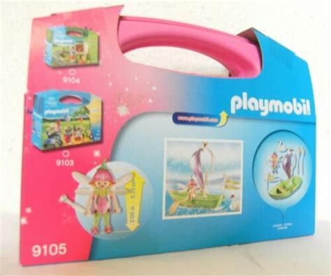 Playmobil Fairies Fairy Boat Carry Case 9105 Neu And Ovp Koffer Feenboot