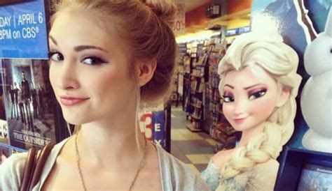 Anna Faith Carlson Nude Instagram Model Famous For Resemblance To Princess Elsa From Frozen