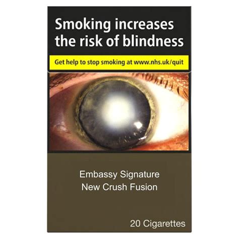 Embassy Signature New Crush Fusion 20 Cigarettes