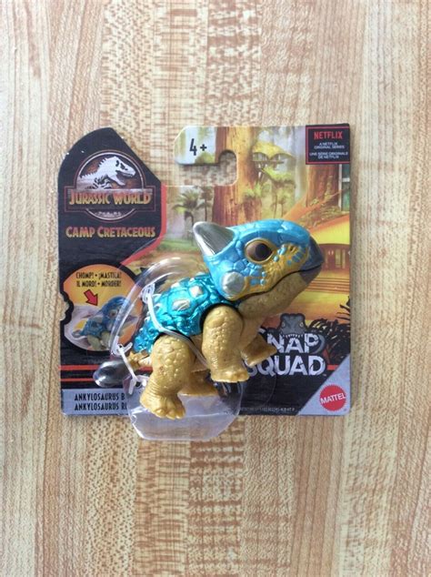 Mavin Jurassic World Camp Cretaceous Snap Squad Ankylosaurus Bumpy Mini Figure Mattel