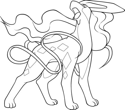 Raikou Coloring Pages Coloring Pages