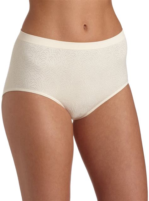 Barely There Underwear 2703 Barely There Microfiber Damask Brief