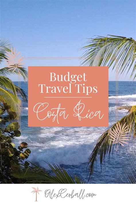 Palm Trees And The Ocean With Text Overlay That Reads Budget Travel