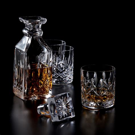 From the lismore collection by waterford, this square decanter features: Lismore Decanter Set - Waterford® Crystal