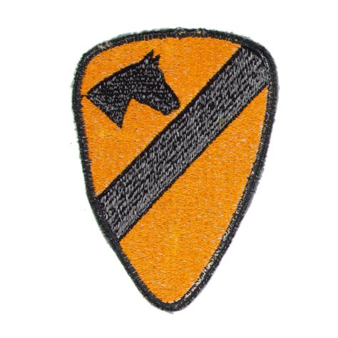 Original Vietnam Era Us Made Full Colour Cut Edge 1st Cavalry Division