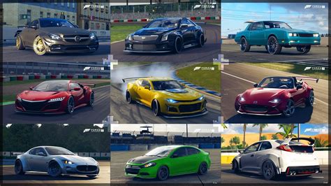 All New Widebody Kits And Forza Edition Cars Forza 7 Gameplay
