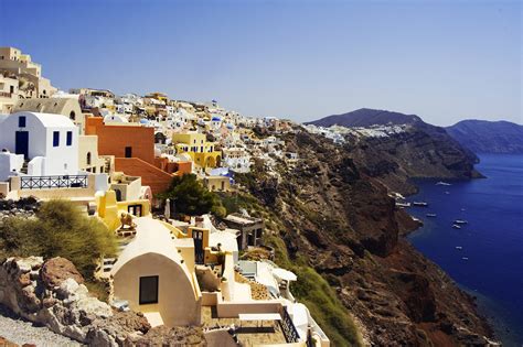Top World Travel Destinations Santorini Greece Popular