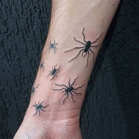 Animal Spiders Tattoo On Forearm Forearm Tattoos Spider Tattoo Tattoos