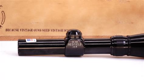 Vintage Gun Scopes — Redfield 1x 4x Intermediate Eye Relief 1 Duplex