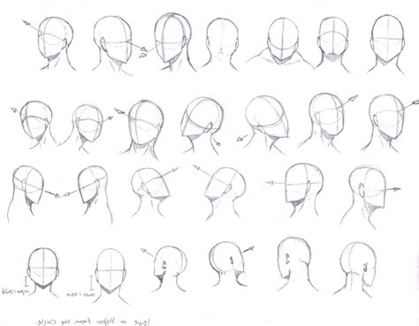 How To Draw Anime Faces Different Angles Anime Heads At