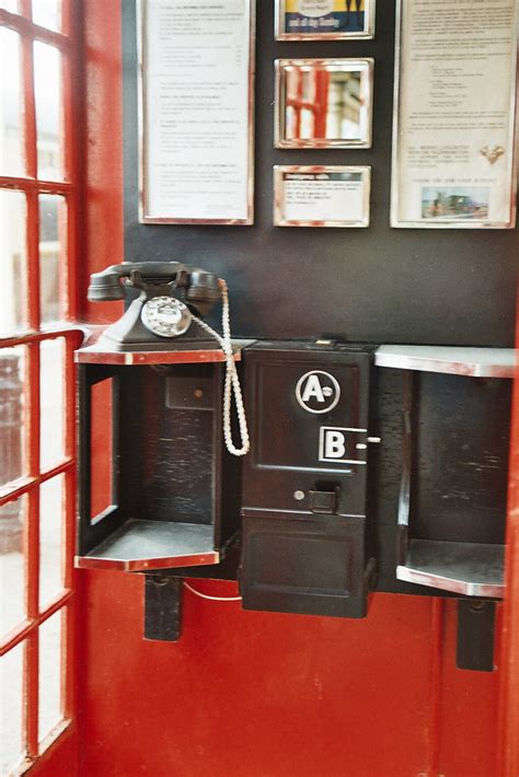 Start your search now and free your phone. Old G.P.O phone box with dial phone | Somerset England A ...